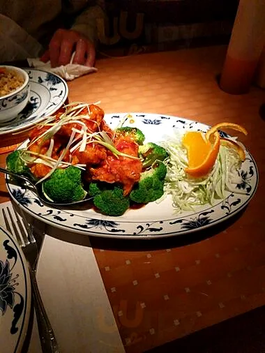 Crispy chicken with broccoli